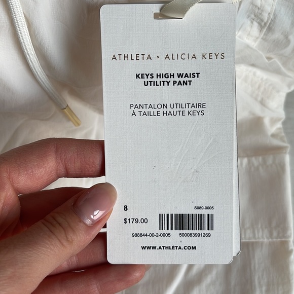 🍦NWT🍦 Athleta x Alicia Keys Utility Pants Sz 8 - Picture 5 of 7